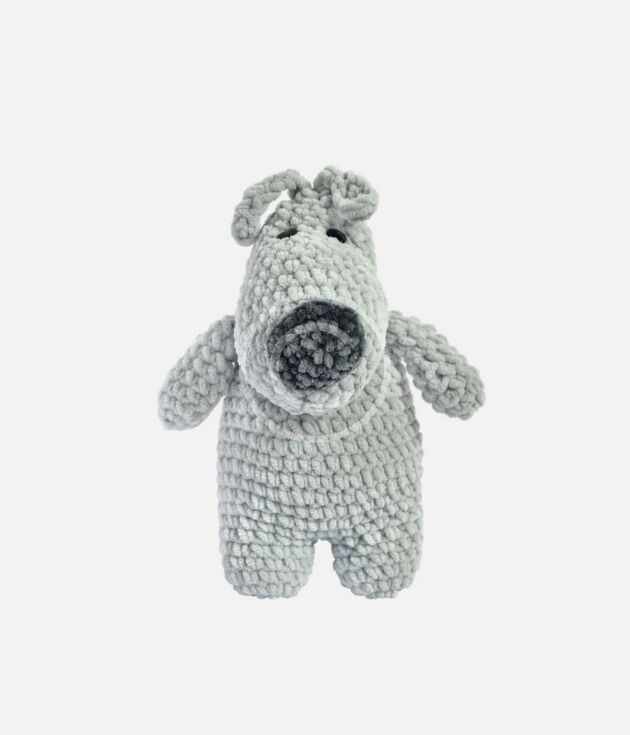Handmade plush bear toy