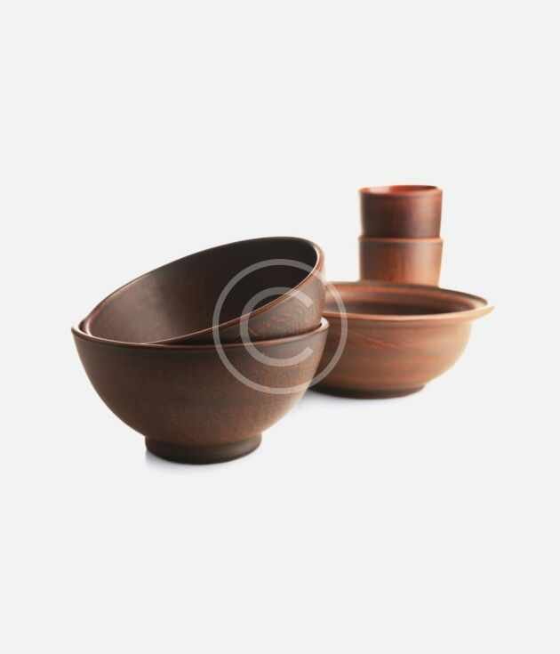Handcrafted ceramic bowls set